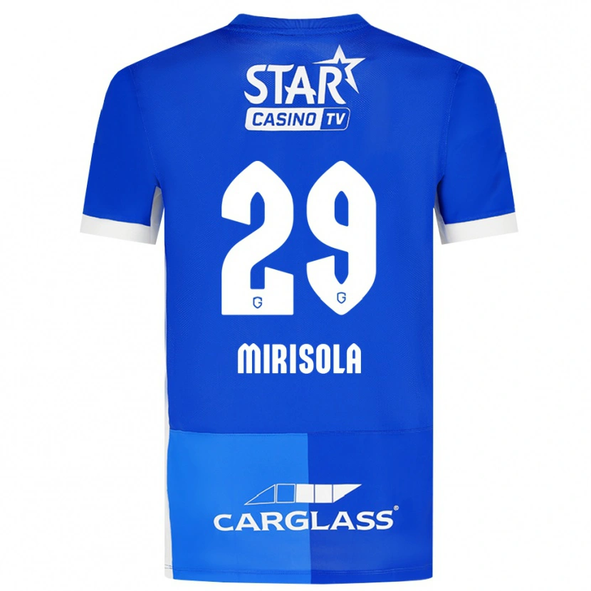 Danxen Kinderen Robin Mirisola #29 Mediumblauw Koninklijkblauw Wit Thuisshirt Thuistenue 2026/27 T-Shirt België