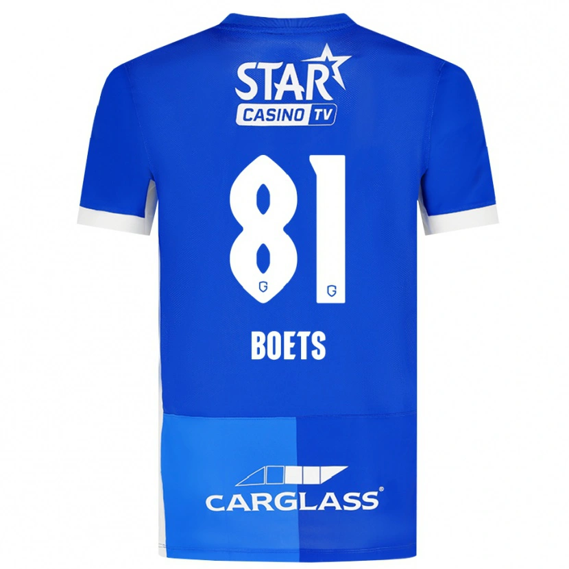 Danxen Kinderen Keo Boets #81 Mediumblauw Koninklijkblauw Wit Thuisshirt Thuistenue 2026/27 T-Shirt België