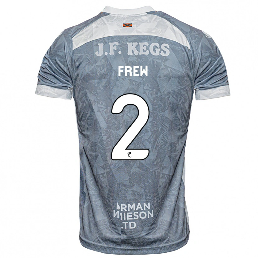 Danxen Kinderen Katie Frew #2 Lichtleigrijs Uitshirt Uittenue 2026/27 T-Shirt België