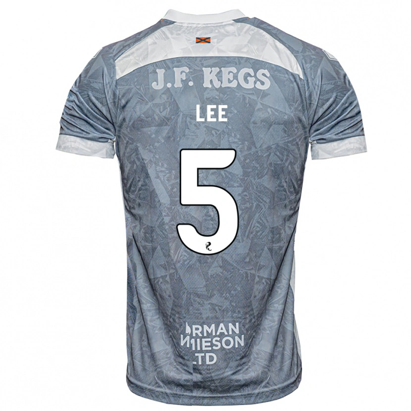 Danxen Kinderen Brodie Lee #5 Lichtleigrijs Uitshirt Uittenue 2026/27 T-Shirt België