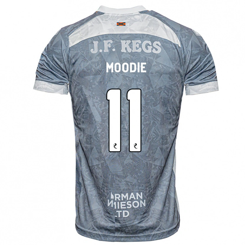 Danxen Kinderen Alix Moodie #11 Lichtleigrijs Uitshirt Uittenue 2026/27 T-Shirt België