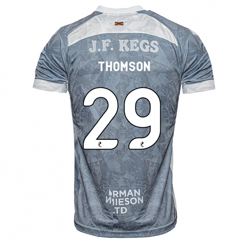 Danxen Kinderen Miller Thomson #29 Lichtleigrijs Uitshirt Uittenue 2026/27 T-Shirt België