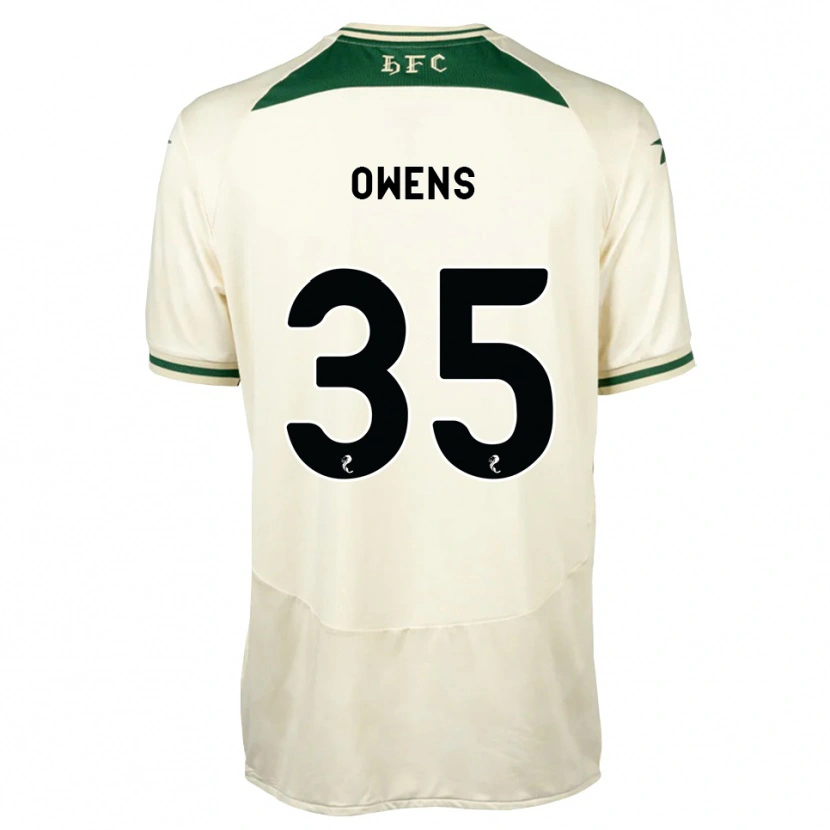Danxen Kinderen Freddie Owens #35 Wit Bosgroen Uitshirt Uittenue 2026/27 T-Shirt België
