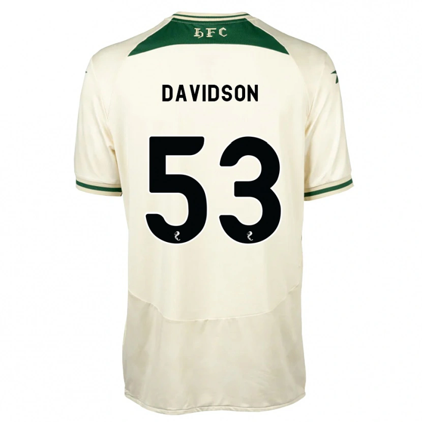 Danxen Kinderen Luke Davidson #53 Wit Bosgroen Uitshirt Uittenue 2026/27 T-Shirt België