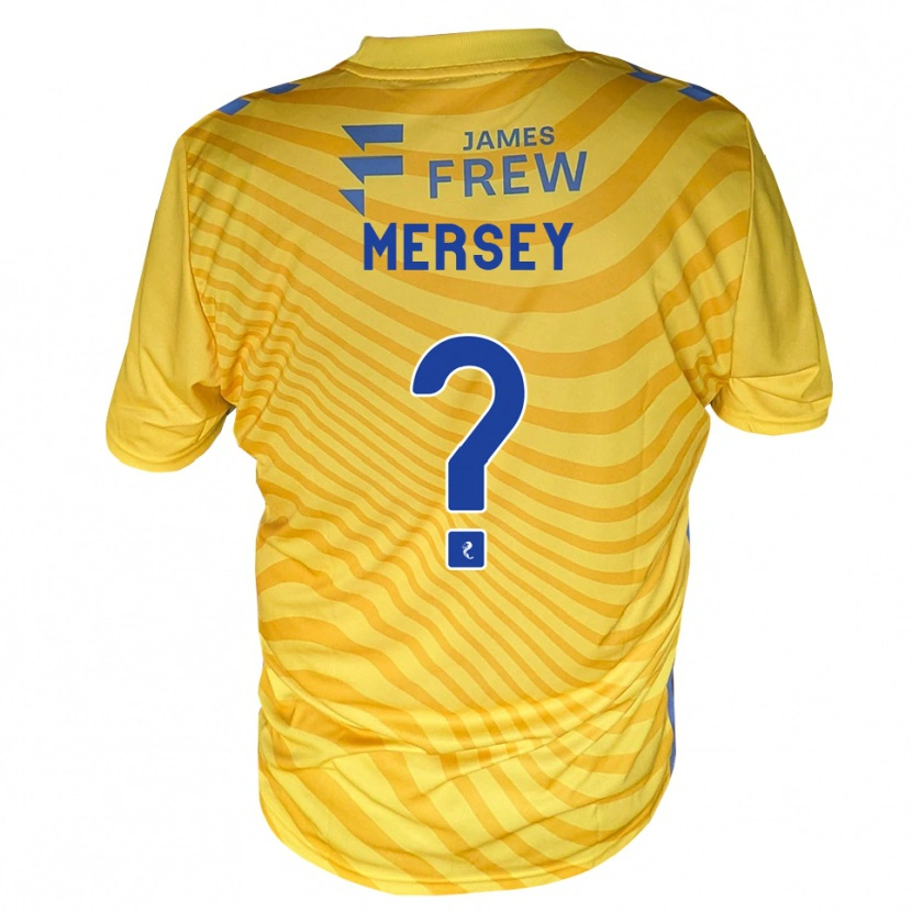 Danxen Kinderen Ethan Mersey #0 Koningsblauw Geel Uitshirt Uittenue 2026/27 T-Shirt België