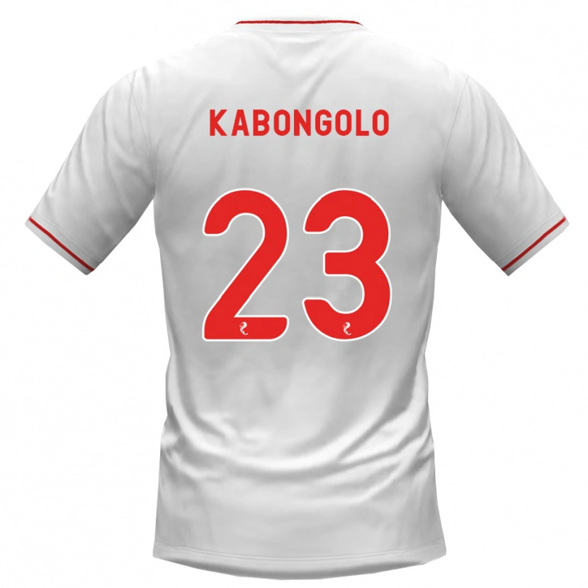 Danxen Kinderen Brooklyn Kabongolo #23 Wit Rood Uitshirt Uittenue 2026/27 T-Shirt België