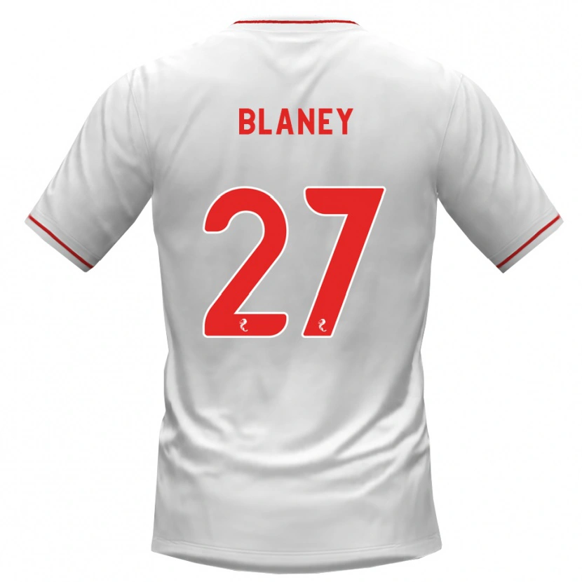 Danxen Kinderen Shane Blaney #27 Wit Rood Uitshirt Uittenue 2026/27 T-Shirt België