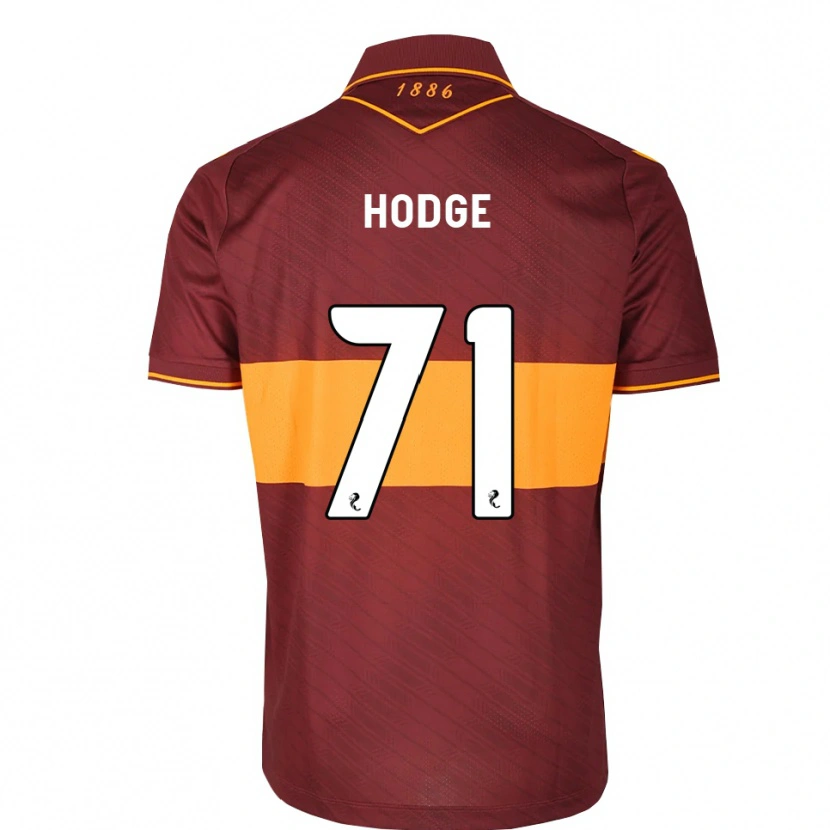 Danxen Kinderen Joe Hodge #71 Oranje Kastanjebruin Uitshirt Uittenue 2026/27 T-Shirt België