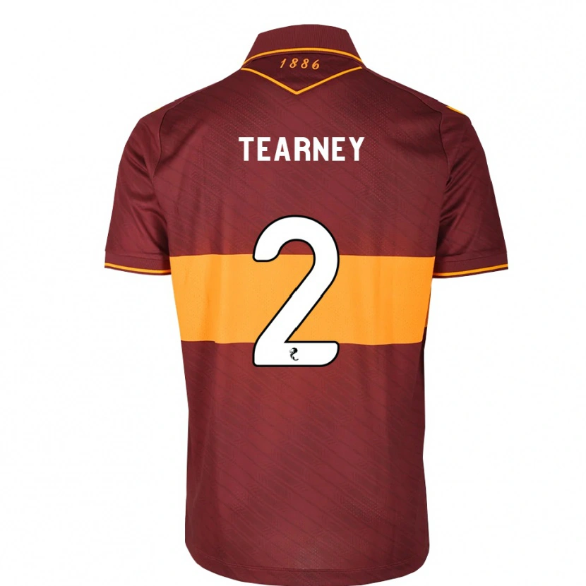 Danxen Kinderen Aiden Tearney #2 Oranje Kastanjebruin Uitshirt Uittenue 2026/27 T-Shirt België