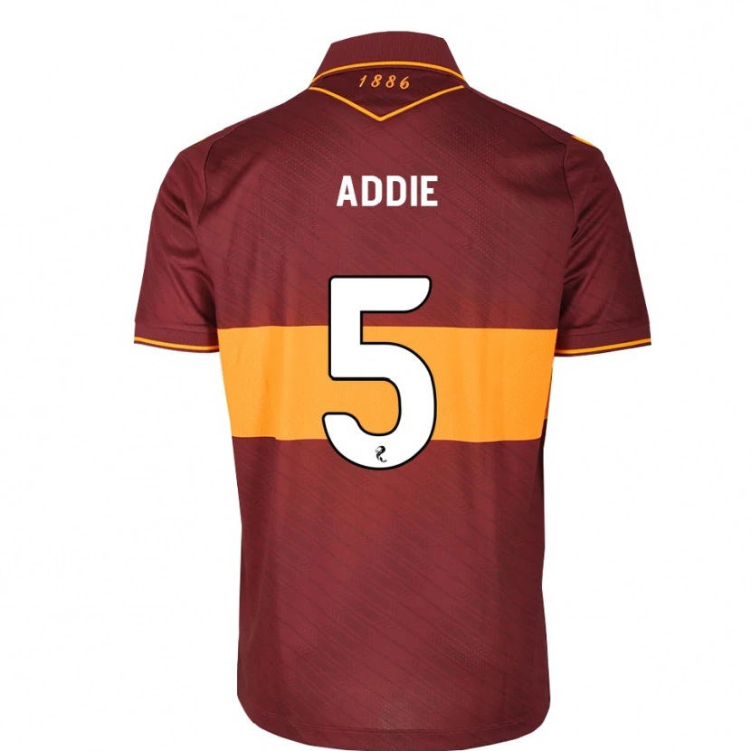Danxen Kinderen Jo Addie #5 Oranje Kastanjebruin Uitshirt Uittenue 2026/27 T-Shirt België
