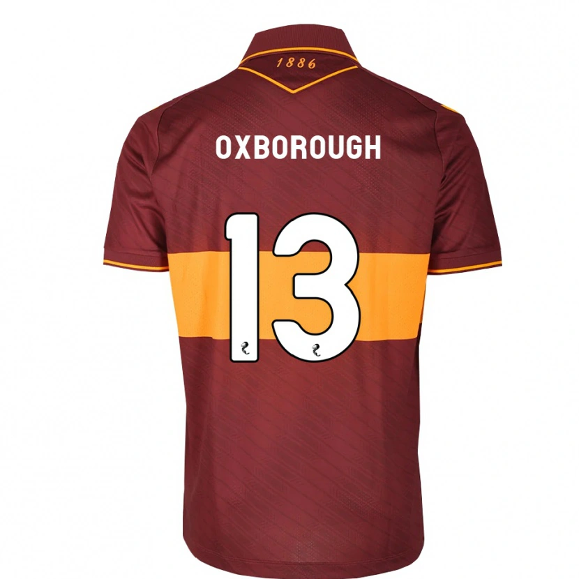 Danxen Kinderen Aston Oxborough #13 Oranje Kastanjebruin Uitshirt Uittenue 2026/27 T-Shirt België