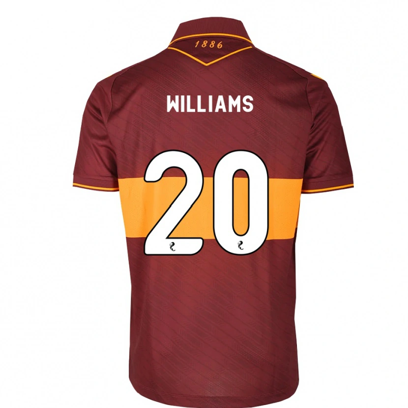 Danxen Kinderen Dylan Williams #20 Oranje Kastanjebruin Uitshirt Uittenue 2026/27 T-Shirt België
