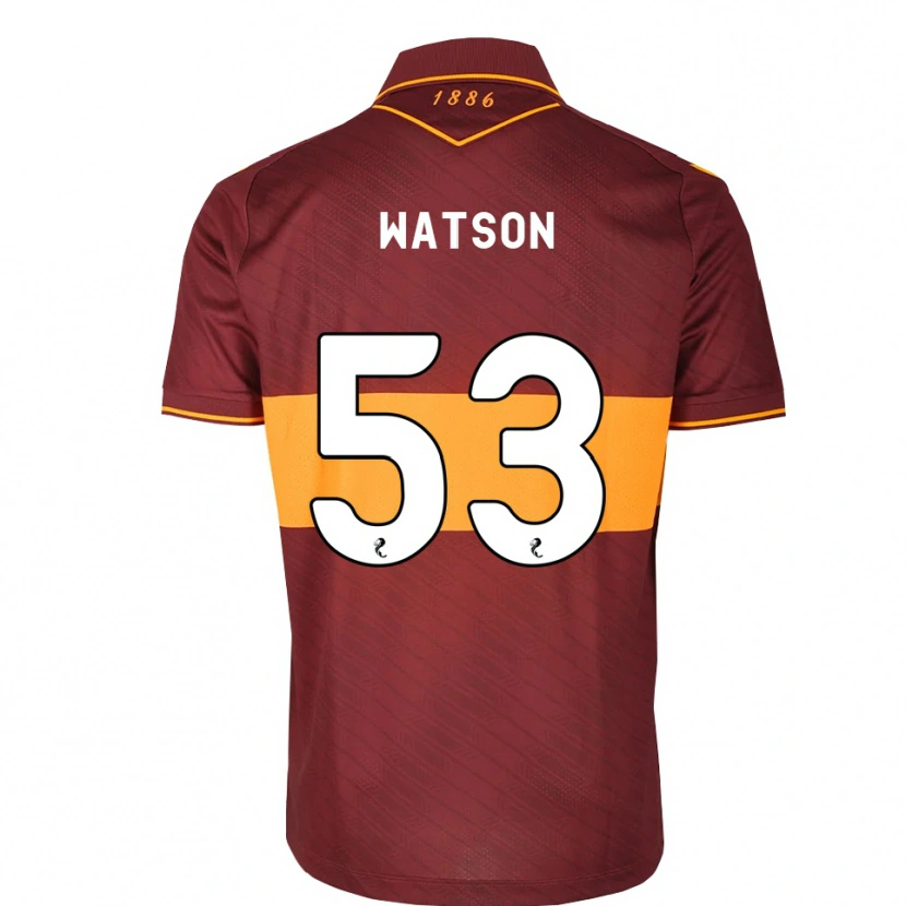 Danxen Kinderen Blane Watson #53 Oranje Kastanjebruin Uitshirt Uittenue 2026/27 T-Shirt België