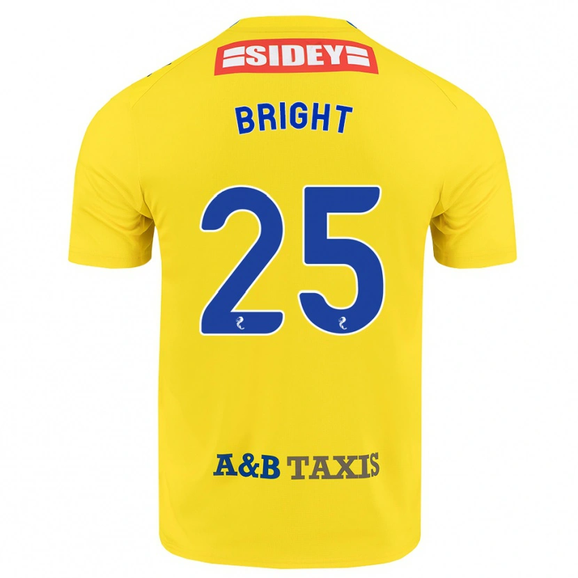 Danxen Kinderen Scott Bright #25 Geel Blauw Zwart Uitshirt Uittenue 2026/27 T-Shirt België