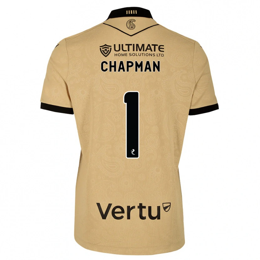Danxen Kinderen Jacob Chapman #1 Burlywood Zwart Uitshirt Uittenue 2026/27 T-Shirt België