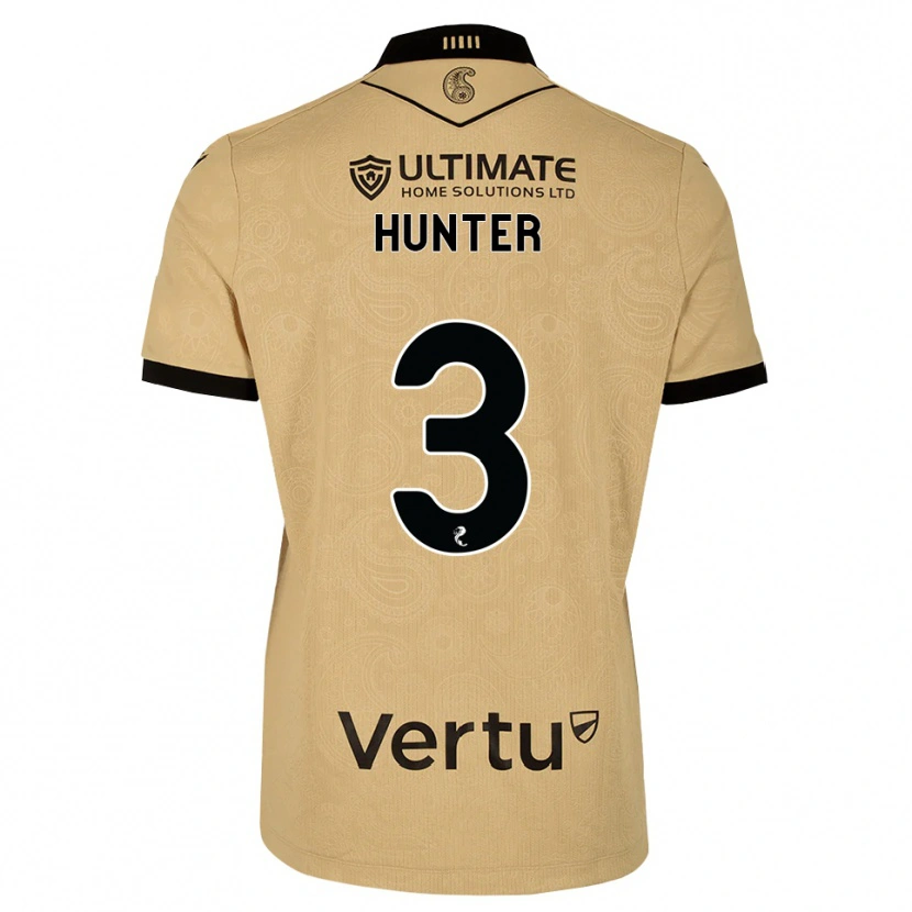 Danxen Kinderen Lyle Hunter #3 Burlywood Zwart Uitshirt Uittenue 2026/27 T-Shirt België