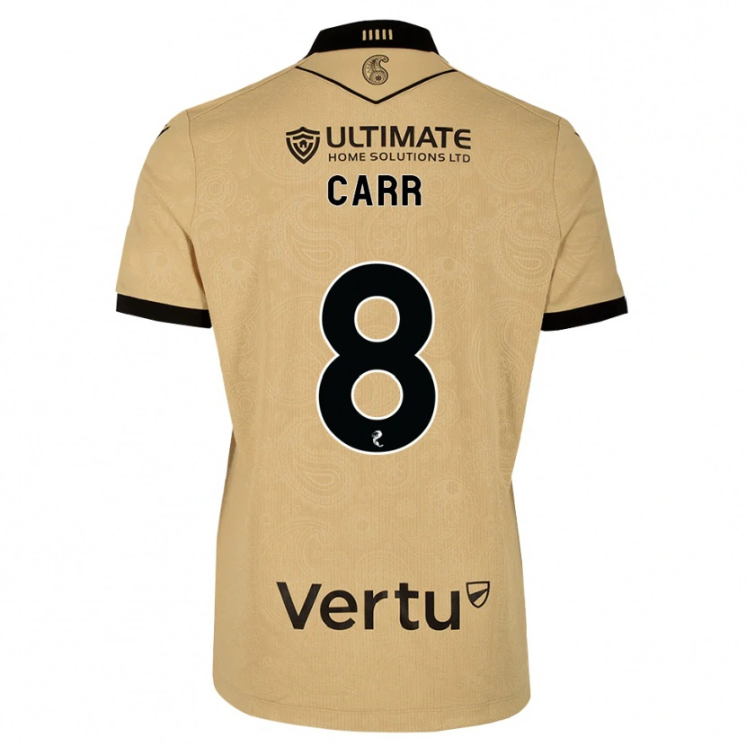 Danxen Kinderen Ryan Carr #8 Burlywood Zwart Uitshirt Uittenue 2026/27 T-Shirt België