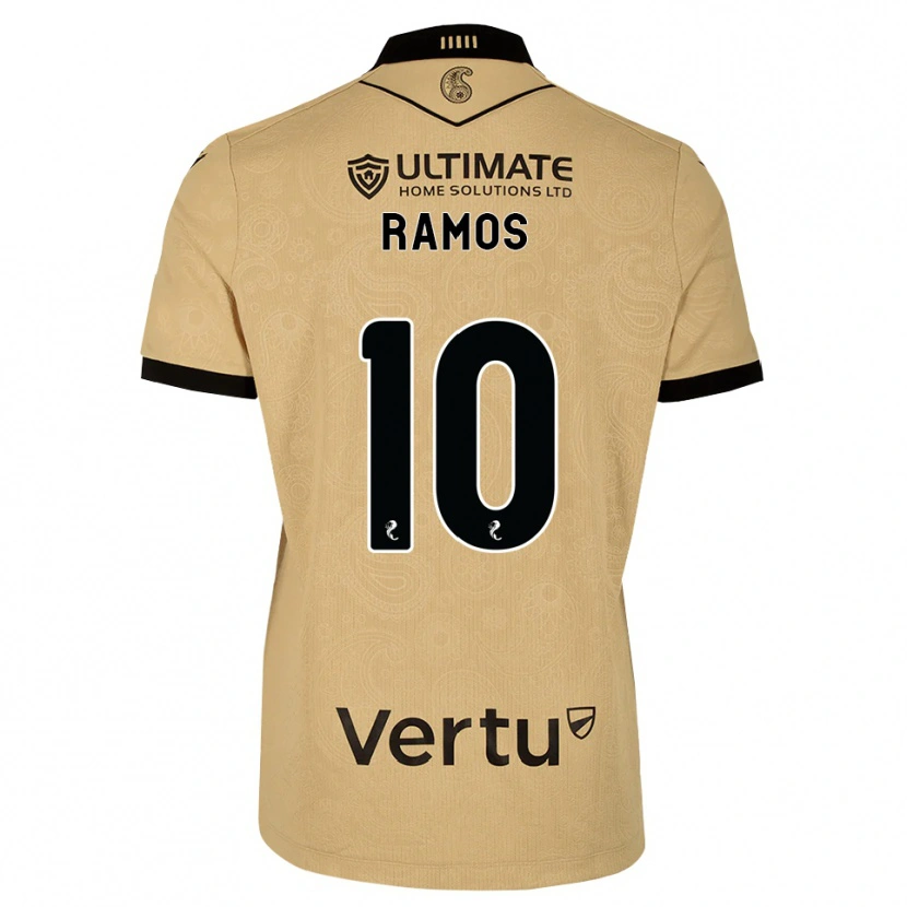 Danxen Kinderen Samuel Ramos #10 Burlywood Zwart Uitshirt Uittenue 2026/27 T-Shirt België