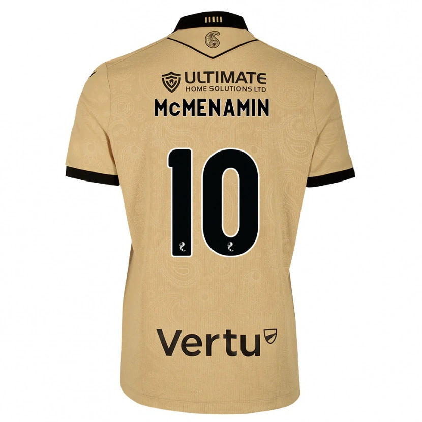 Danxen Kinderen Conor Mcmenamin #10 Burlywood Zwart Uitshirt Uittenue 2026/27 T-Shirt België