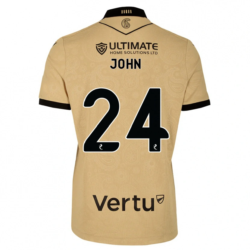 Danxen Kinderen Declan John #24 Burlywood Zwart Uitshirt Uittenue 2026/27 T-Shirt België