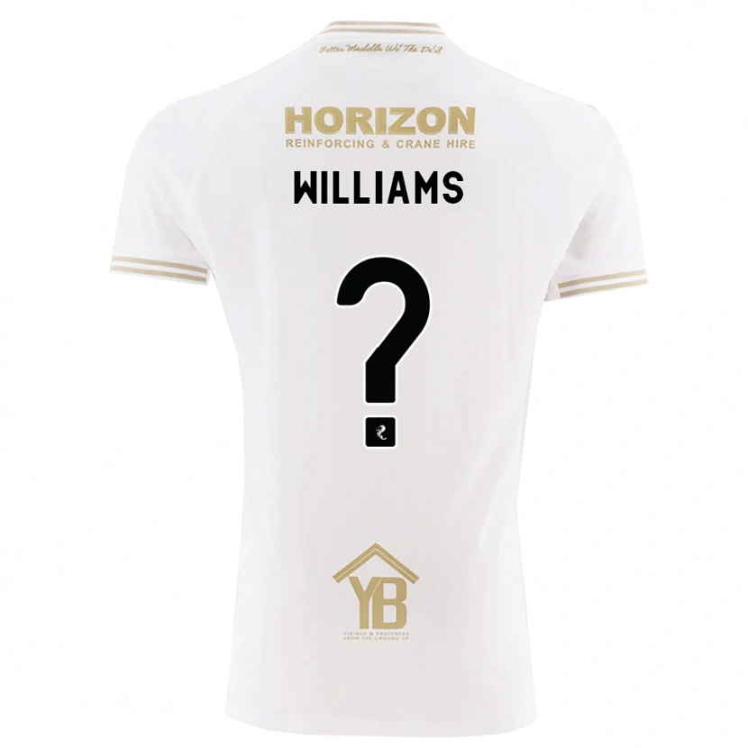 Danxen Kinderen Cerys Williams #0 Tarwe Wit Uitshirt Uittenue 2026/27 T-Shirt België