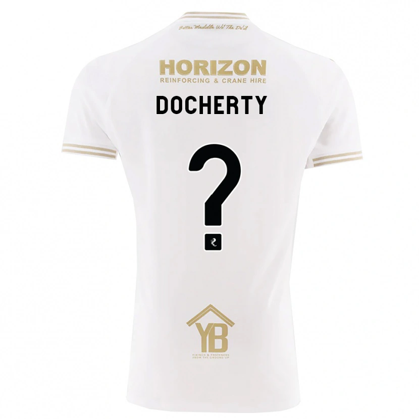Danxen Kinderen Rachel Docherty #0 Tarwe Wit Uitshirt Uittenue 2026/27 T-Shirt België
