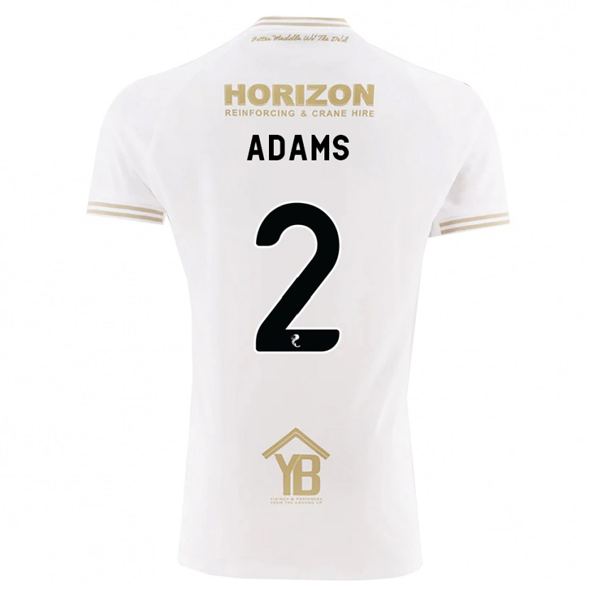 Danxen Kinderen Keelan Adams #2 Tarwe Wit Uitshirt Uittenue 2026/27 T-Shirt België