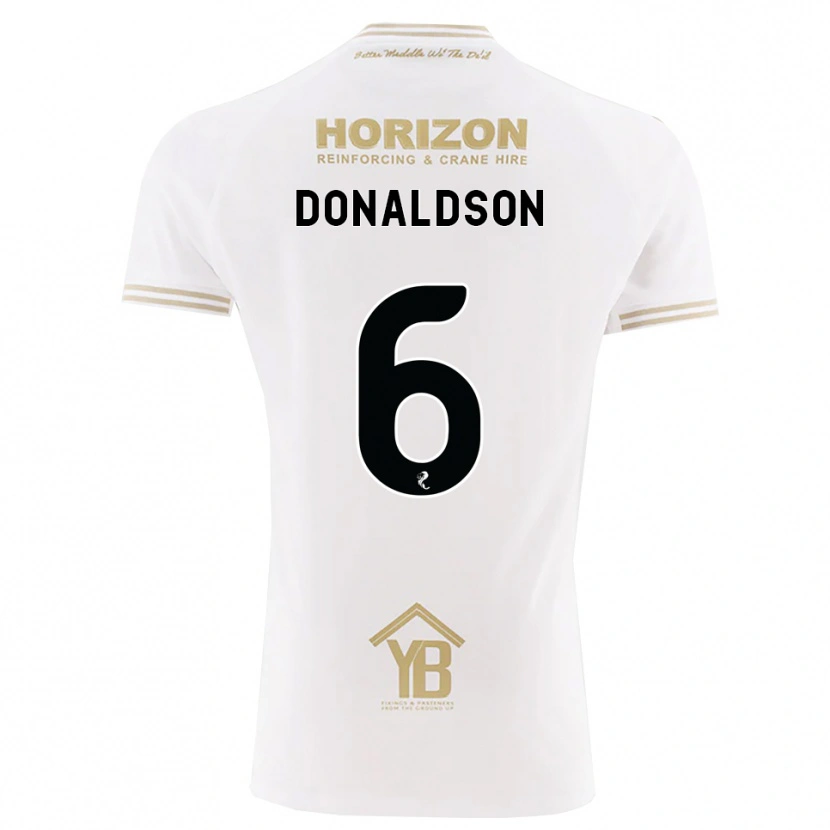 Danxen Kinderen Coll Donaldson #6 Tarwe Wit Uitshirt Uittenue 2026/27 T-Shirt België