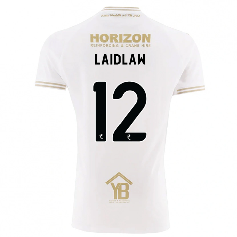 Danxen Kinderen Ethan Laidlaw #12 Tarwe Wit Uitshirt Uittenue 2026/27 T-Shirt België