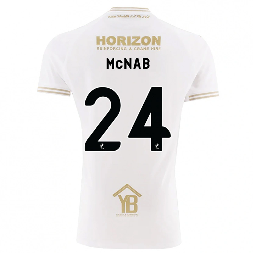 Danxen Kinderen Cameron Mcnab #24 Tarwe Wit Uitshirt Uittenue 2026/27 T-Shirt België