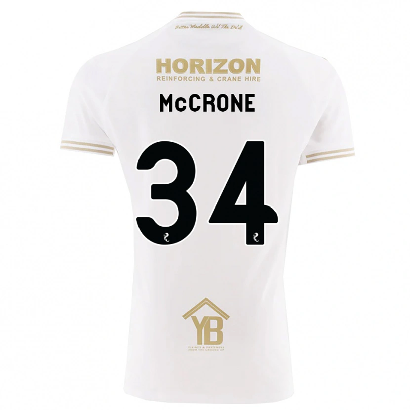 Danxen Kinderen Caelan Mccrone #34 Tarwe Wit Uitshirt Uittenue 2026/27 T-Shirt België
