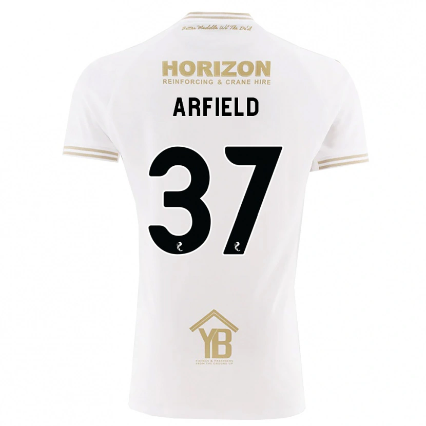 Danxen Kinderen Scott Arfield #37 Tarwe Wit Uitshirt Uittenue 2026/27 T-Shirt België