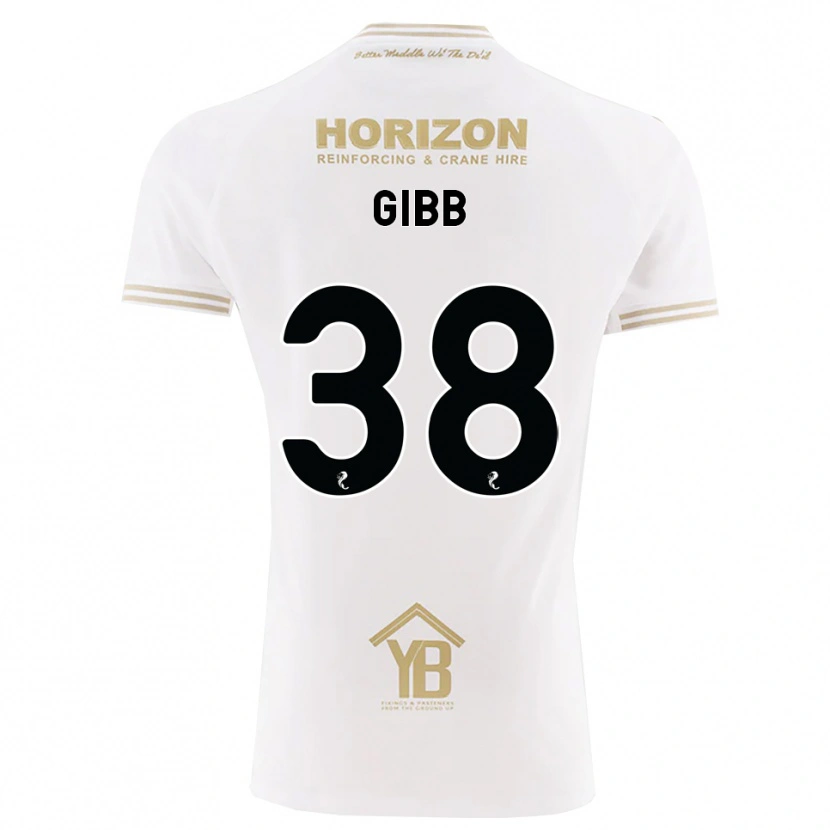 Danxen Kinderen Thomas Gibb #38 Tarwe Wit Uitshirt Uittenue 2026/27 T-Shirt België