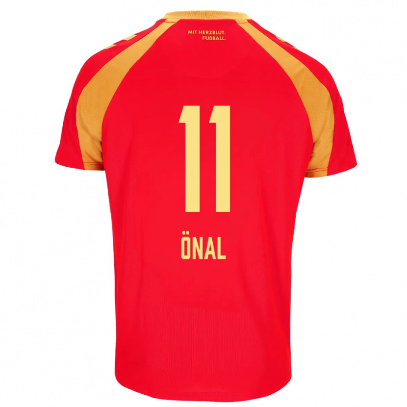 Danxen Kinderen Umut Önal #11 Rood Oranje Zwart Uitshirt Uittenue 2026/27 T-Shirt België