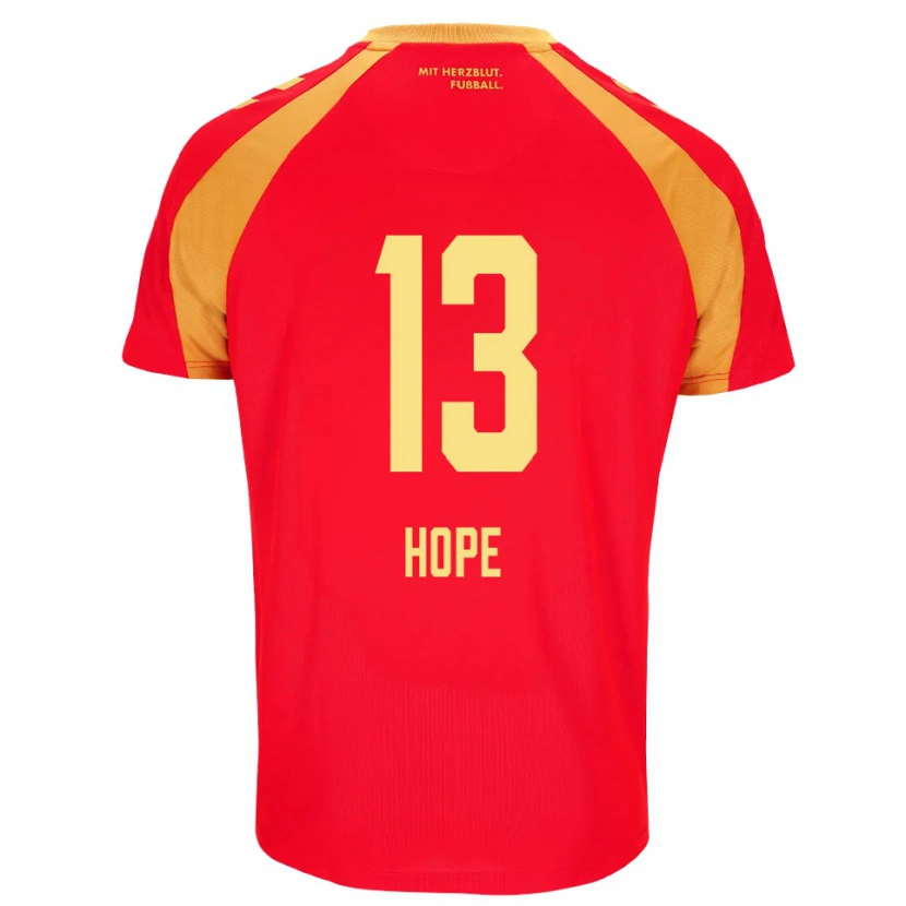 Danxen Kinderen Tyler Hope #13 Rood Oranje Zwart Uitshirt Uittenue 2026/27 T-Shirt België