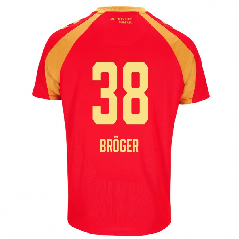Danxen Kinderen Bennit Bröger #38 Rood Oranje Zwart Uitshirt Uittenue 2026/27 T-Shirt België