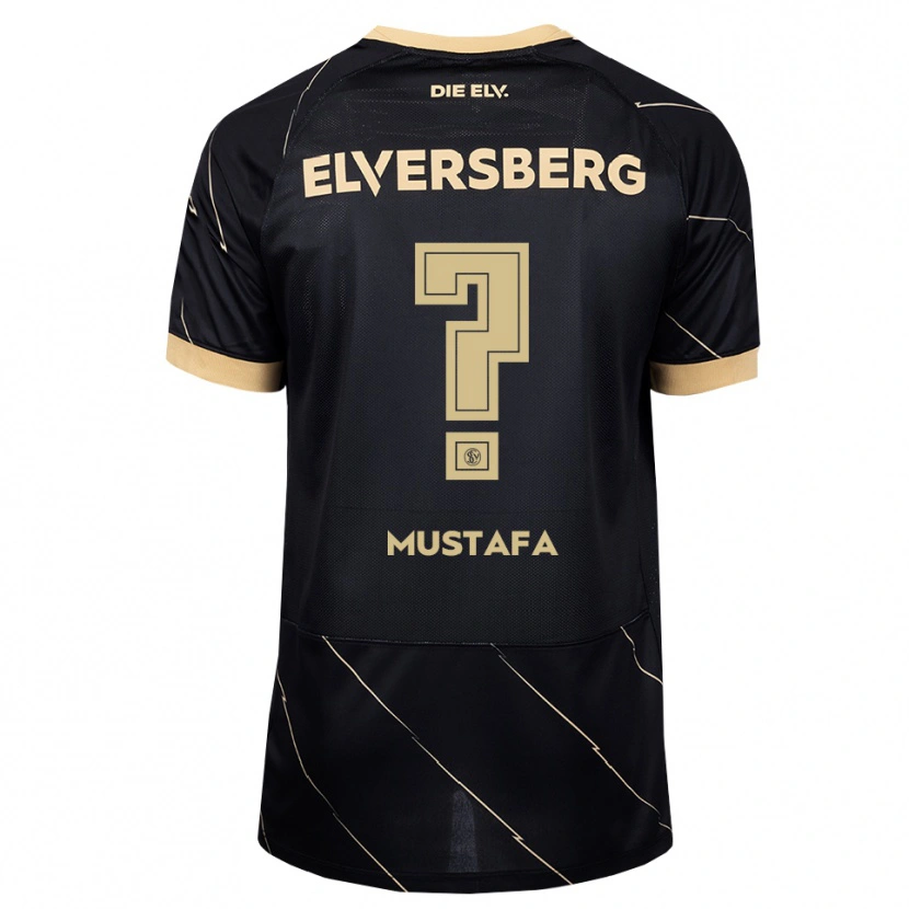 Danxen Kinderen Valdrin Mustafa #0 Zwart Bruin Uitshirt Uittenue 2026/27 T-Shirt België