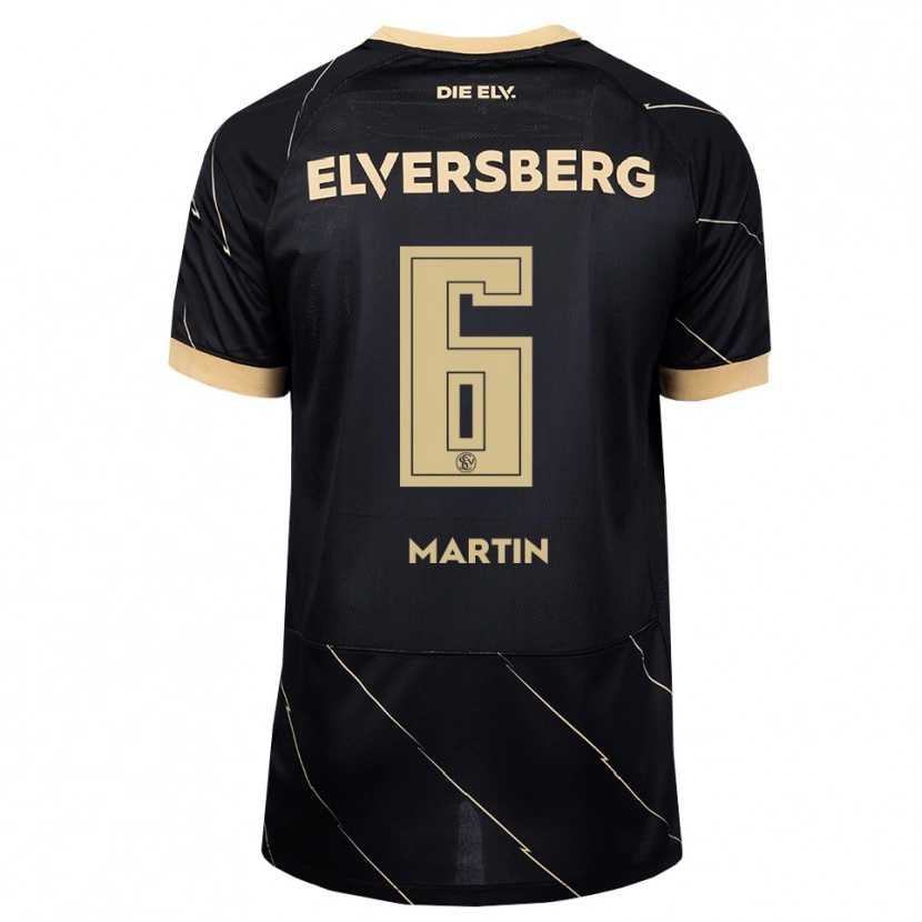 Danxen Kinderen Lara Martin #6 Zwart Bruin Uitshirt Uittenue 2026/27 T-Shirt België