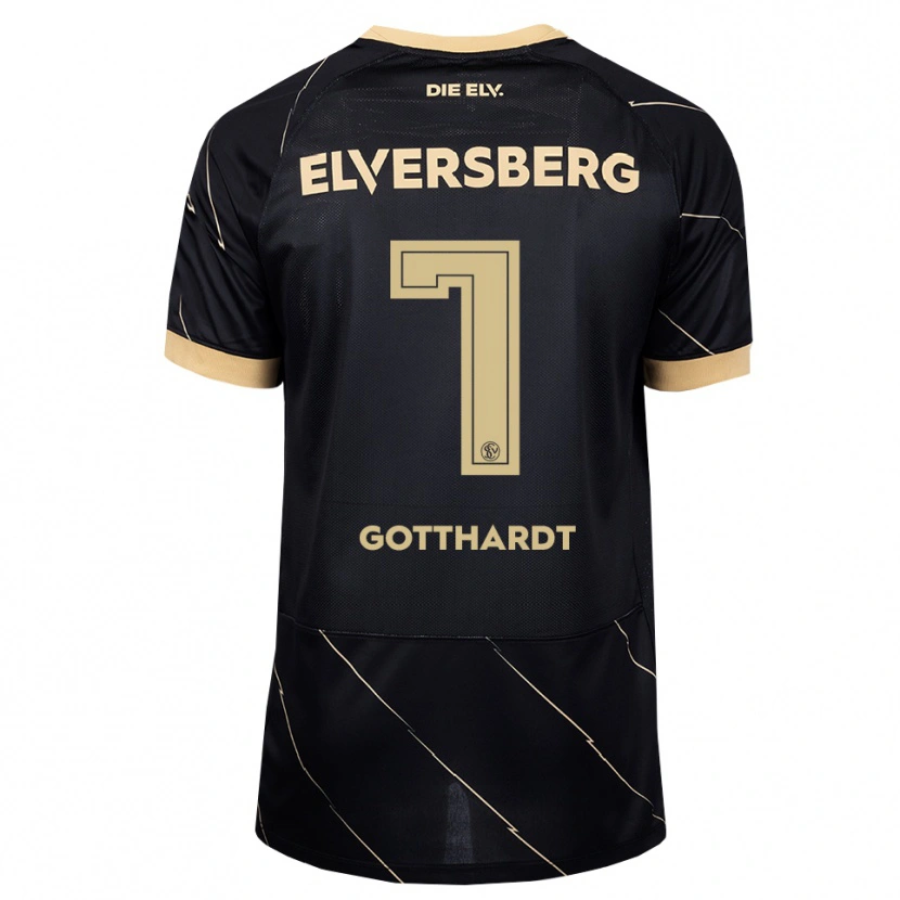 Danxen Kinderen Tim Gotthardt #7 Zwart Bruin Uitshirt Uittenue 2026/27 T-Shirt België