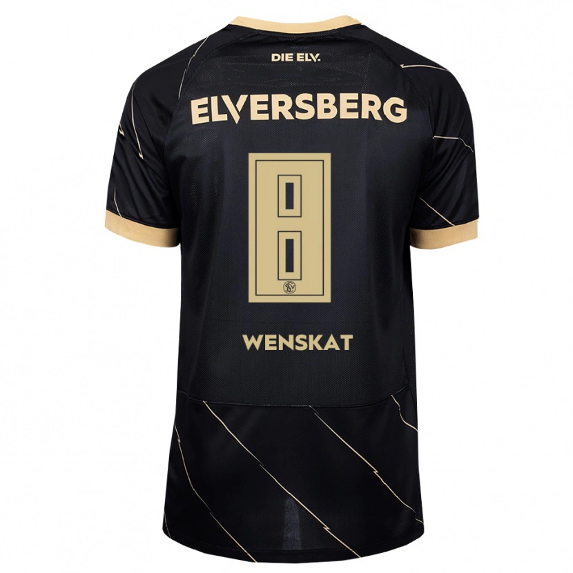 Danxen Kinderen Kian Wenskat #8 Zwart Bruin Uitshirt Uittenue 2026/27 T-Shirt België