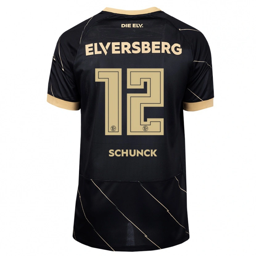 Danxen Kinderen Jan Schunck #12 Zwart Bruin Uitshirt Uittenue 2026/27 T-Shirt België