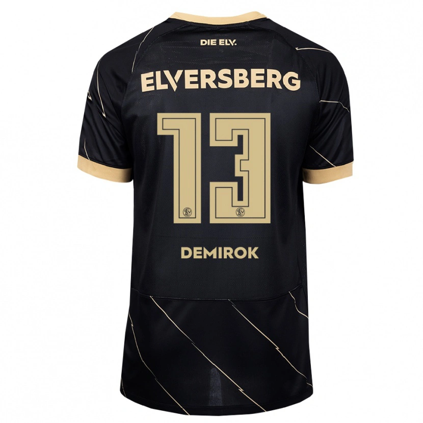 Danxen Kinderen Kaan Demirok #13 Zwart Bruin Uitshirt Uittenue 2026/27 T-Shirt België