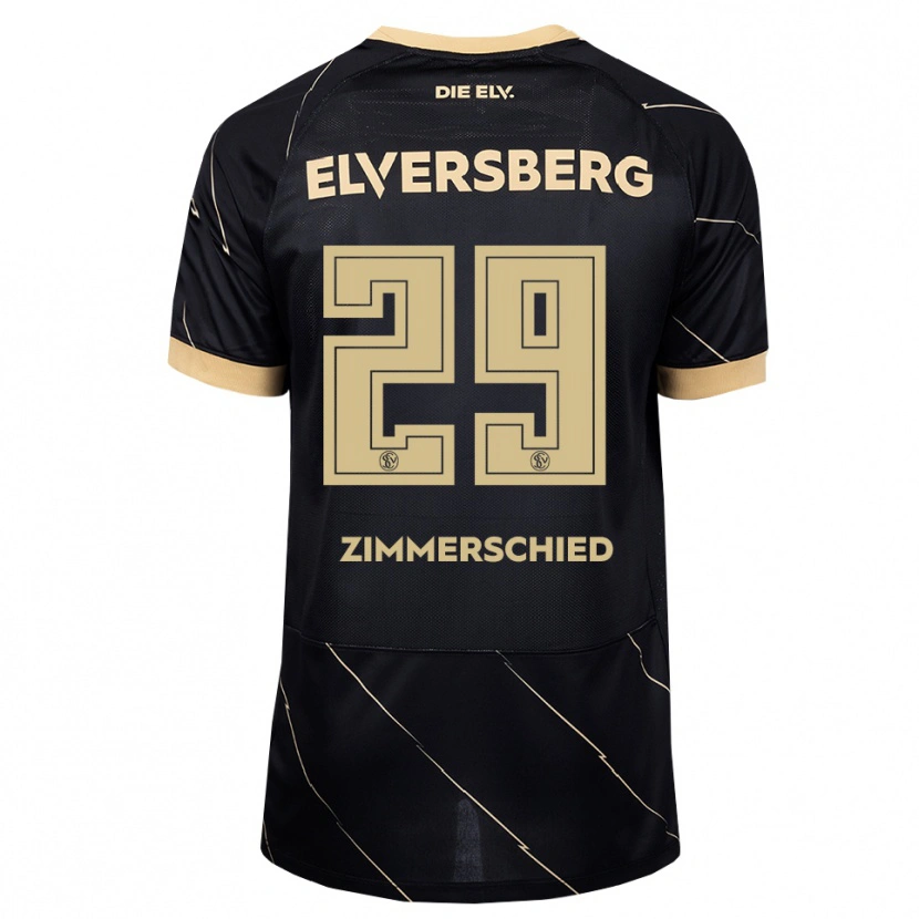 Danxen Kinderen Tom Zimmerschied #29 Zwart Bruin Uitshirt Uittenue 2026/27 T-Shirt België