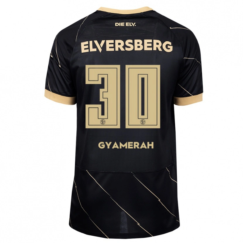 Danxen Kinderen Jan Gyamerah #30 Zwart Bruin Uitshirt Uittenue 2026/27 T-Shirt België
