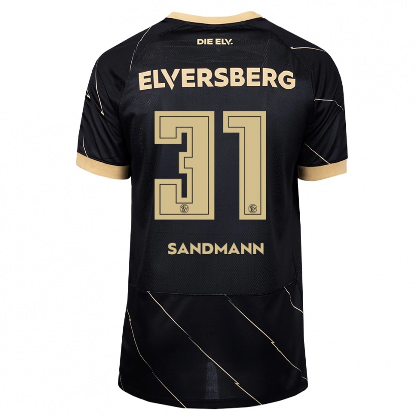Danxen Kinderen Amanda Sandmann #31 Zwart Bruin Uitshirt Uittenue 2026/27 T-Shirt België