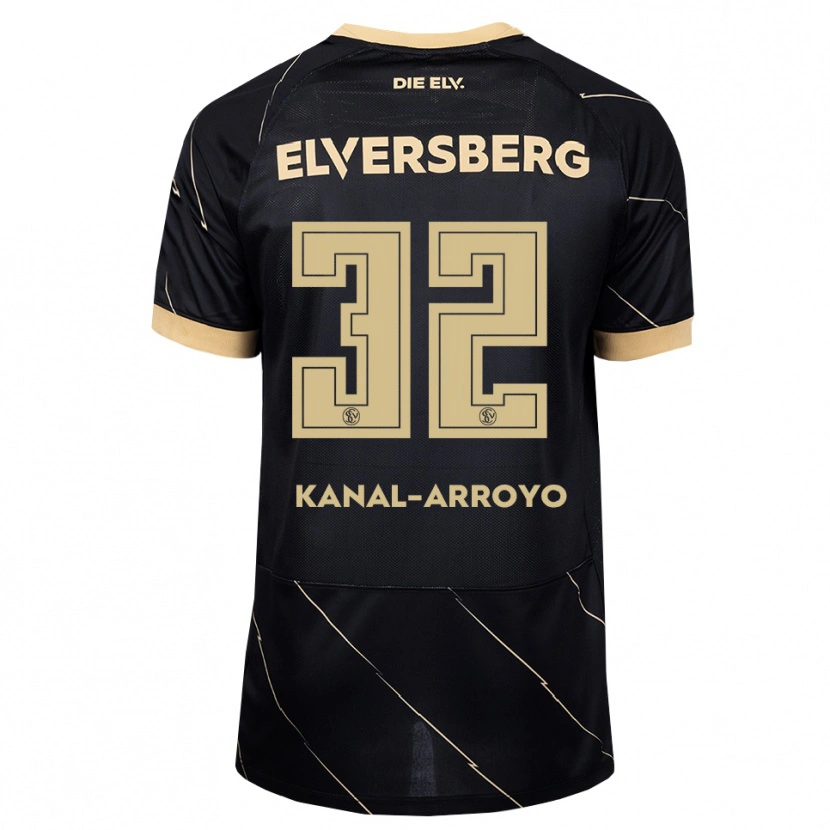 Danxen Kinderen Sullyvan Kanal-Arroyo #32 Zwart Bruin Uitshirt Uittenue 2026/27 T-Shirt België