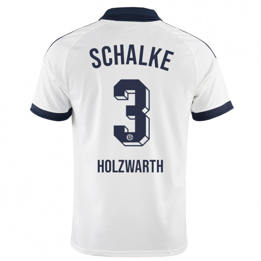 Danxen Kinderen Luc Holzwarth #3 Zwart Wit Uitshirt Uittenue 2026/27 T-Shirt België