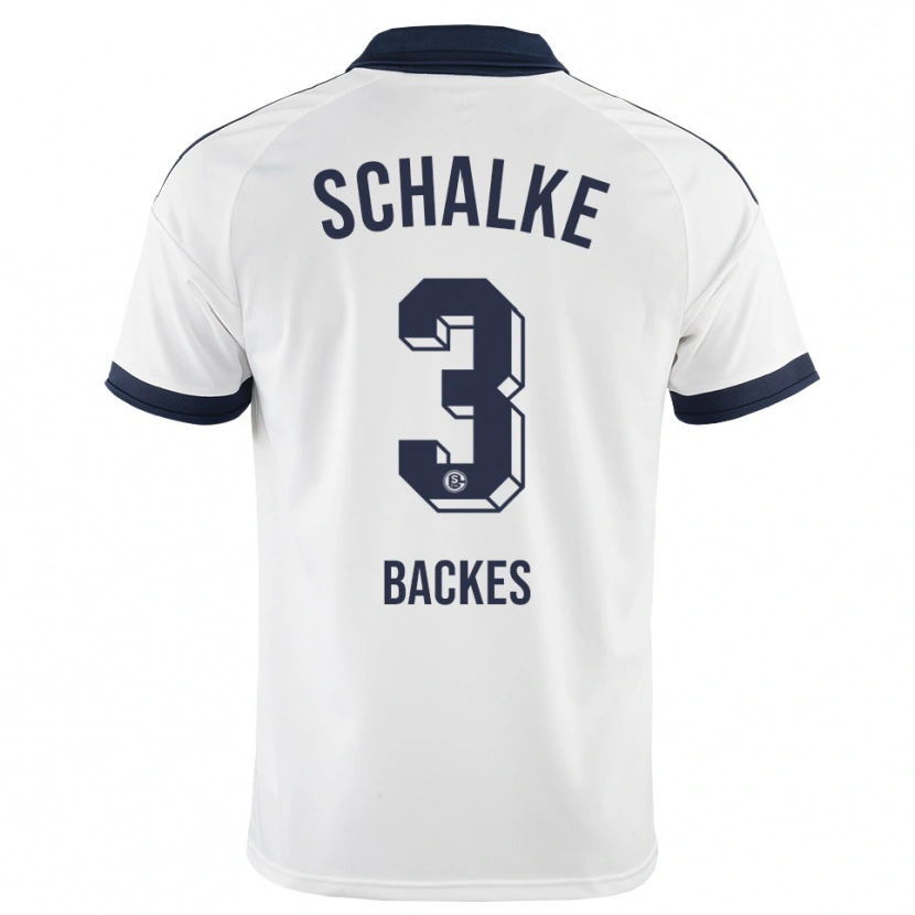 Danxen Kinderen Diego Backes-Klimek #3 Zwart Wit Uitshirt Uittenue 2026/27 T-Shirt België