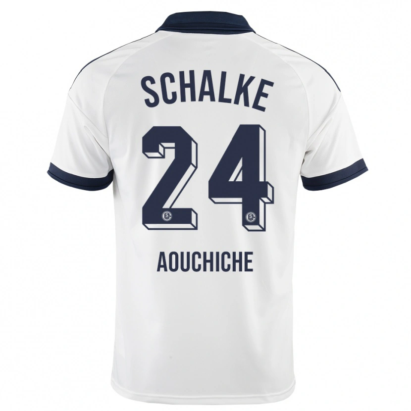 Danxen Kinderen Adil Aouchiche #24 Zwart Wit Uitshirt Uittenue 2026/27 T-Shirt België