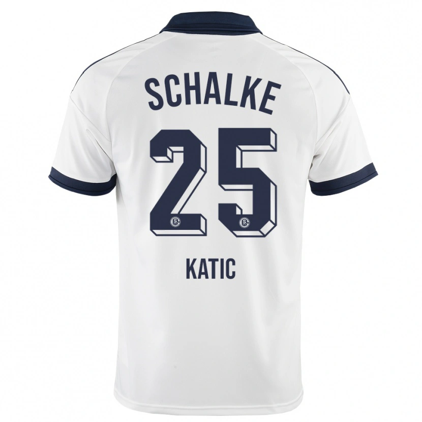 Danxen Kinderen Nikola Katic #25 Zwart Wit Uitshirt Uittenue 2026/27 T-Shirt België